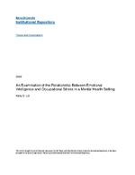 An examination of the relationship between emotional intelligence and occupational stress in a mental health setting